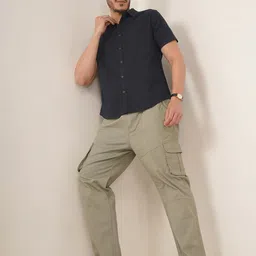 Cot'N Soft Spread Collar India Slim Cotton Casual Shirt-image-56