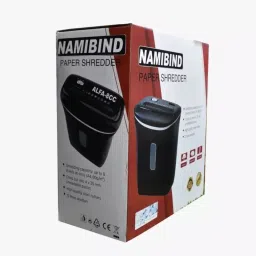 Namibind Crosscut Type Desktop Paper Shredder With 8 Sheets Shredding Capacity, Alfa 8CC image 5