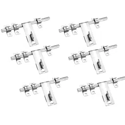Legal L-459 6 PCS -16MMX3 ALDROP ONE TAPE SS Matte & Glossy  16x43 mm Latching Draw Hasp (Set of 6)-44