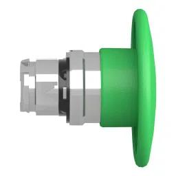 Sibass Electric Jumbo Mushroom Push Button Diameter 22.5 mm Metal Body Without Contact Element with CE Mark, Green, SE-BR42 (Pack of 160)-22