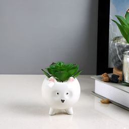 Myntra Elegant Homes White 1 Pieces Artificial Plant With Pot-16