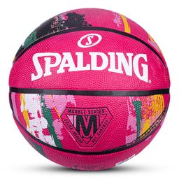 SPALDING Marble Rubber Basketball Size 6 - Pink-10