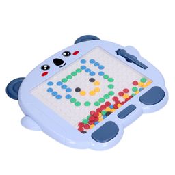 SVE Magnetic Dot Drawing Board Early Education Magnetic Drawing Board with Pen for Children Kids Preschool  Color and Design May Vary-image-27
