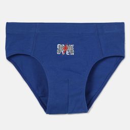 Mackly Pack Of 3 Game Controller Printed & Striped Briefs - Blue & Green image 3