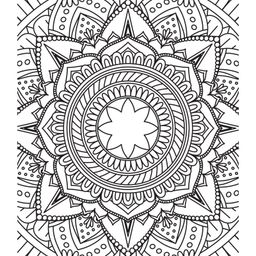 junior diamond Mandala Colouring Book for Adults (Colouring for Peace and Relaxation) image 3