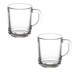 Somil Clear Glass Coffee & Tea Cup / Mug (180 Ml), Enjoy Your Drink in Style, 7 X 10 X 8.5 Cm, Pack of 2-image-62