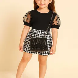 Ninas Girls Short Sleeves Top With Shorts-picture-14