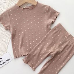 YK Girls Printed T-shirt with Trousers-picture-51