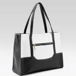 Mast & Harbour Colourblocked Structured Shoulder Bag image 3
