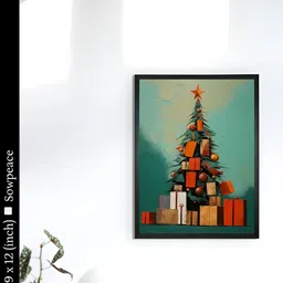 SOWPEACE Green & Red 1 Piece Canvas Other Wall Paintings-image-53