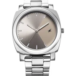 Fastrack Men Brass Embellished Dial & Stainless Steel Straps Digital Watch 38164SM02-43