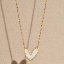 Designs & You Gold-Plated Stainless Steel Heart Theme Anti Tarnish Chain-picture-41