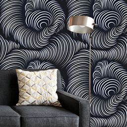 ArtzFolio Printed UV-Resistant Anti-Bacterial Abstract Waves2 Peel & Stick Wallpaper-image-80
