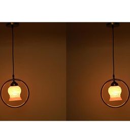 SOMIL Printed Glass Cylinder Ceiling Lamps-image-87