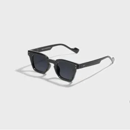 SAM AND MARSHALL Johannes 400UV Protection Polycarbonate Wayfarers Black Sunglasses-picture-45