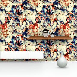ArtzFolio Printed UV-Resistant Anti-Bacterial Flowers Leaves Imprints Peel & Stick Wallpaper-image-95