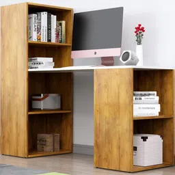 HEXA RED Beige Engineered Wood Study Table-picture-47