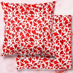 ArtzFolio Multicoloured Set of 2 Velvet Square Cushion Covers-image-48