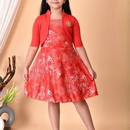 CHANDRIKA Print Fit & Flare Dress-picture-47