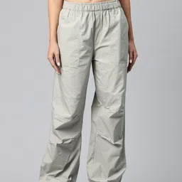 Popnetic Women High Raise Cargo Trousers-picture-15