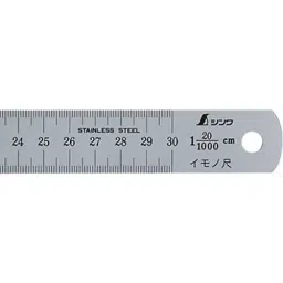 Shinwa Rules Stainless Steel Imono Scale cm Display Silver, 68536483-image-41