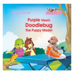 Purple Turtle Purple Meets Doodlebug, The Puppy Model Story Books For Kids - English-picture-40