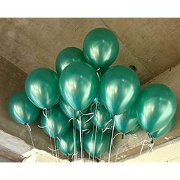 AMFIN Dark Green Metallic Balloons - Pack Of 100-image-38