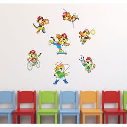 Wallstick Playing Tigers wall sticker Vinyl-image-82