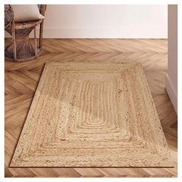Ikkasa Beige Jute Essence Rectangular Reversible Rug - 2ft * 3ft-image-2