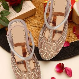 BAESD Girls Party Round Toe Block Sandals-35