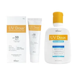 Brinton Set Of 2 UV Doux Silicone Sunscreen Gel- 50 g With Face Cleanser - 125 ml-picture-5