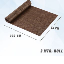 Kuber Industries Brown Set of 2 Regular Shelf Liner Organisers image 2