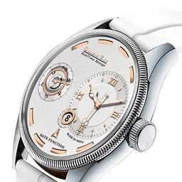 DOUBLERUN Unisex Dial & Bracelet Style Straps Analogue Chronograph Watch H05N16027 image 2