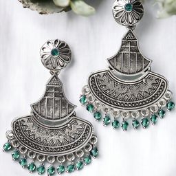 OOMPH Floral Drop Earrings-image-54