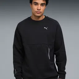 Puma Tech Relaxed Crew Men Solid Sweatshirt-picture-27
