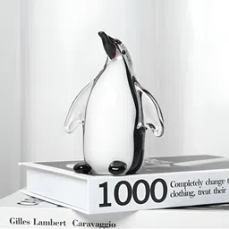 Cortina Black & White Animals And Birds Ceramic Figurine Showpiece-image-1