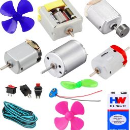 DC Motor Kit Open Motor, Vibration Motor, Generator, Fans, Switches & More-image-63