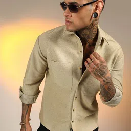 Campus Sutra Men Comfort Opaque Casual Shirt-picture-28