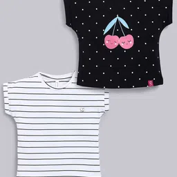 giniekids Print Extended Sleeves Cotton Top-image-53