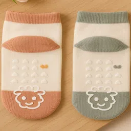 CORTICA Kids Pack Of 2 Heart Shaped Cotton Socks-picture-48