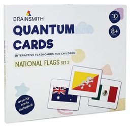 Brainsmith National Flags  Quantum Flash Cards (Set III) - 10 cards-image-11