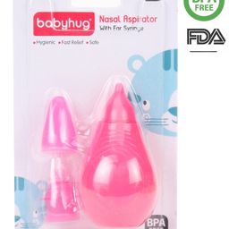 Babyhug Nasal Aspirator & Ear Syringe - Pink-picture-11
