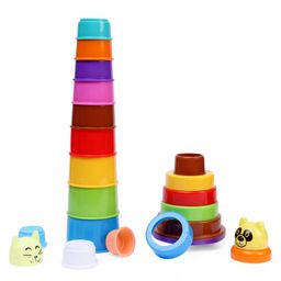 FAIR 2 In 1 Infant Starter Stacking Set Pack Of 2-Stacking Cup & Rock And Stack Toy-image-69