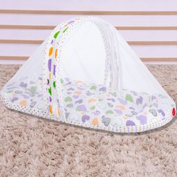 VParents Daisy Baby Bedding Set with Mosquito Net & Pillow - Purple-19