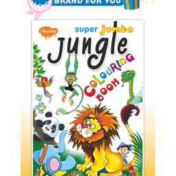 Sawan Super JumboJungle Colouring Book - English-13