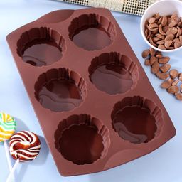 Silicone Star Shaped Chocolate Mould (Colour May Vary)-picture-22
