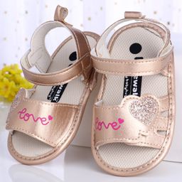 Cute Walk by Babyhug Booties - Golden-12