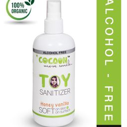 COCOON ORGANICS 100% Organic Alcohol Free Multi purpose Honey Vanilla Fragrance Toy Sanitizer - 300 ml-picture-13