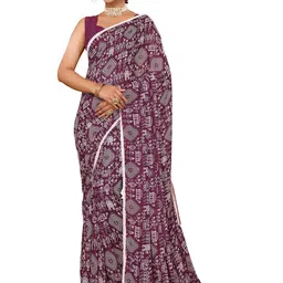 KALINI Abstract Printed Saree-14