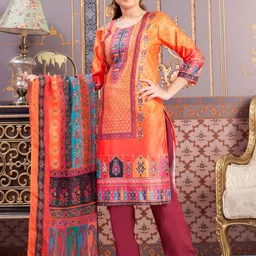 Aarika Girls Floral Printed Regular Kurta with Trousers-picture-50